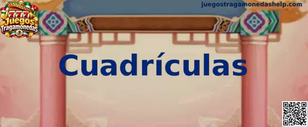 Representación de una tragamonedas con cuadrícula rectangular y símbolos agrupados