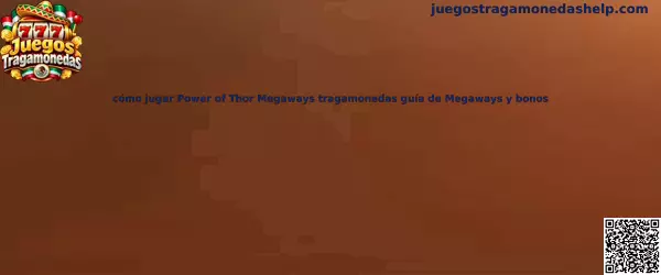 Imagen ilustrativa de Power of Thor Megaways para consultar su temática, carretes y funciones de tragamonedas