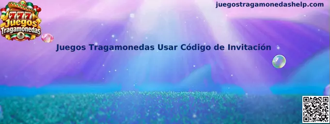 Guía visual para usar un código de invitación en Juegos Tragamonedas